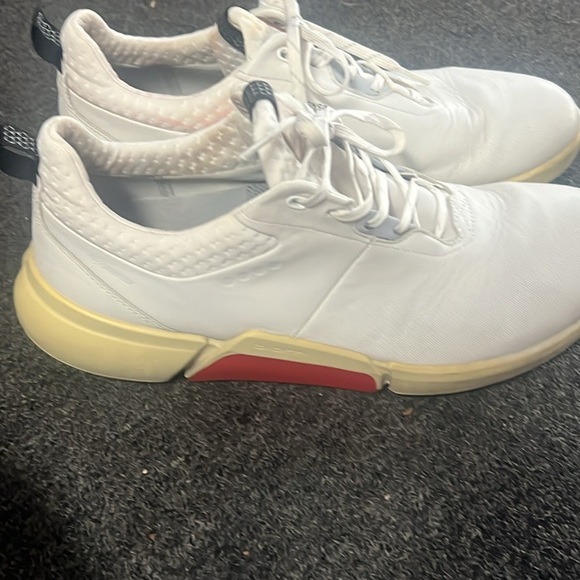 Ecco Other - Ecco Men Golf Shoe White Gore-Tex Waterproof Sneaker Spikeless